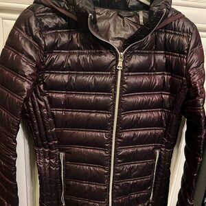 Bronze Rust Calvin Klein bubble jacket!